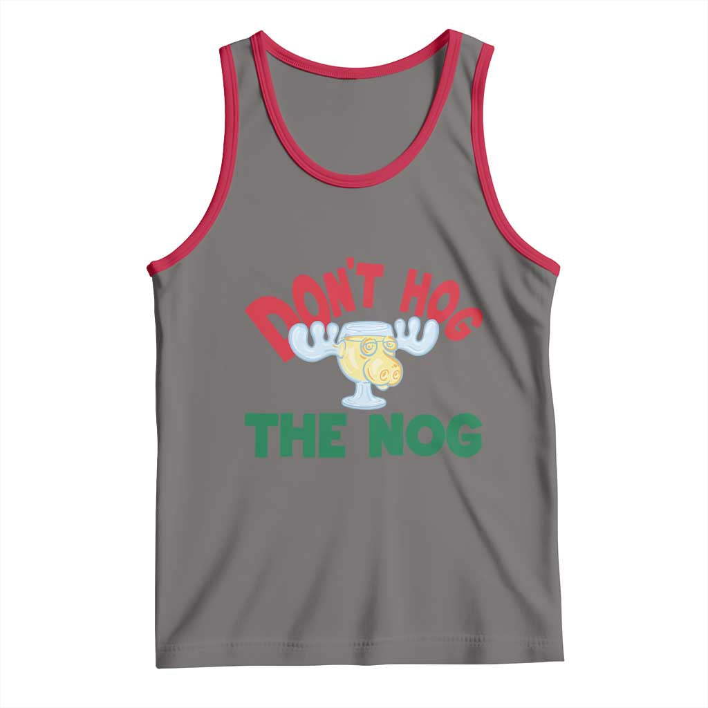 Funny Dont Hog The Nog Christmas Movie Tank Top Xmas Vacation Eggnog Moose - Wonder Print Shop