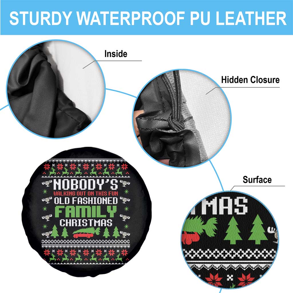 Funny Christmas Vacation Movie Spare Tire Cover Nobodys Walking Out On This Fun Old Fashioned Family Christmas - Wonder Print Shop