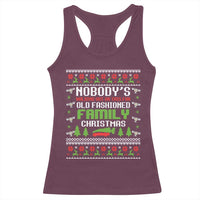 Funny Christmas Vacation Movie Racerback Tank Top Nobodys Walking Out On This Fun Old Fashioned Family Christmas - Wonder Print Shop