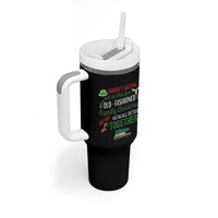 Funny Xmas Vacation Movie Tumbler With Handle Nobody Walking Out On This Fun Old Fashioned Family Christmas - Wonder Print Shop