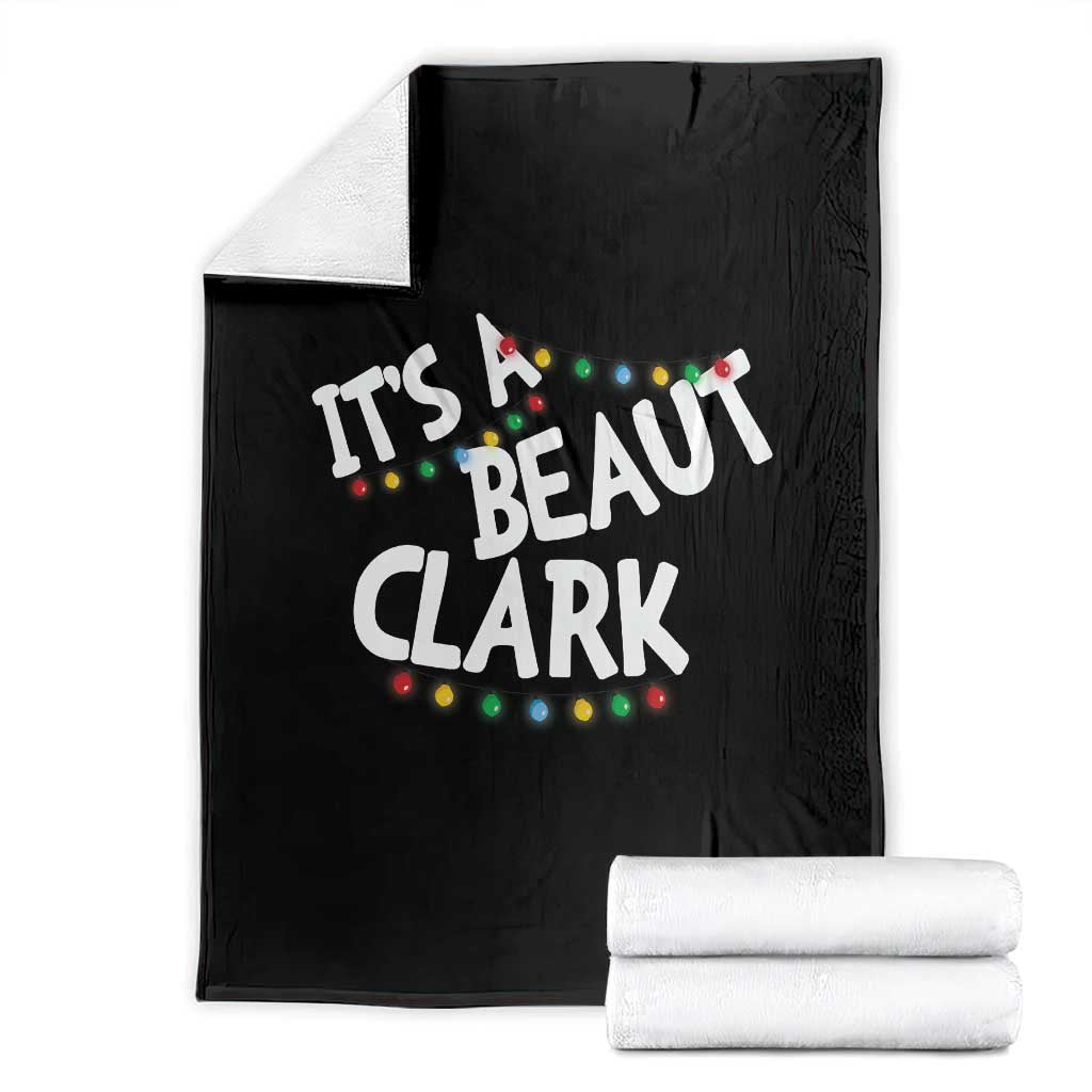 Funny Xmas Movie Its A Beaut Clark Throw Blanket Christmas Vacation Holiday Lights - Wonder Print Shop