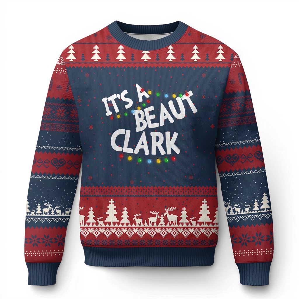 Funny Xmas Movie Its A Beaut Clark Ugly Christmas Sweater Christmas Vacation Holiday Lights - Wonder Print Shop