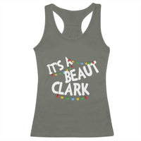 Funny Xmas Movie Its A Beaut Clark Racerback Tank Top Christmas Vacation Holiday Lights - Wonder Print Shop
