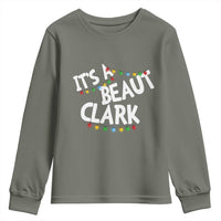 Funny Xmas Movie Its A Beaut Clark Youth Sweatshirt Christmas Vacation Holiday Lights - Wonder Print Shop