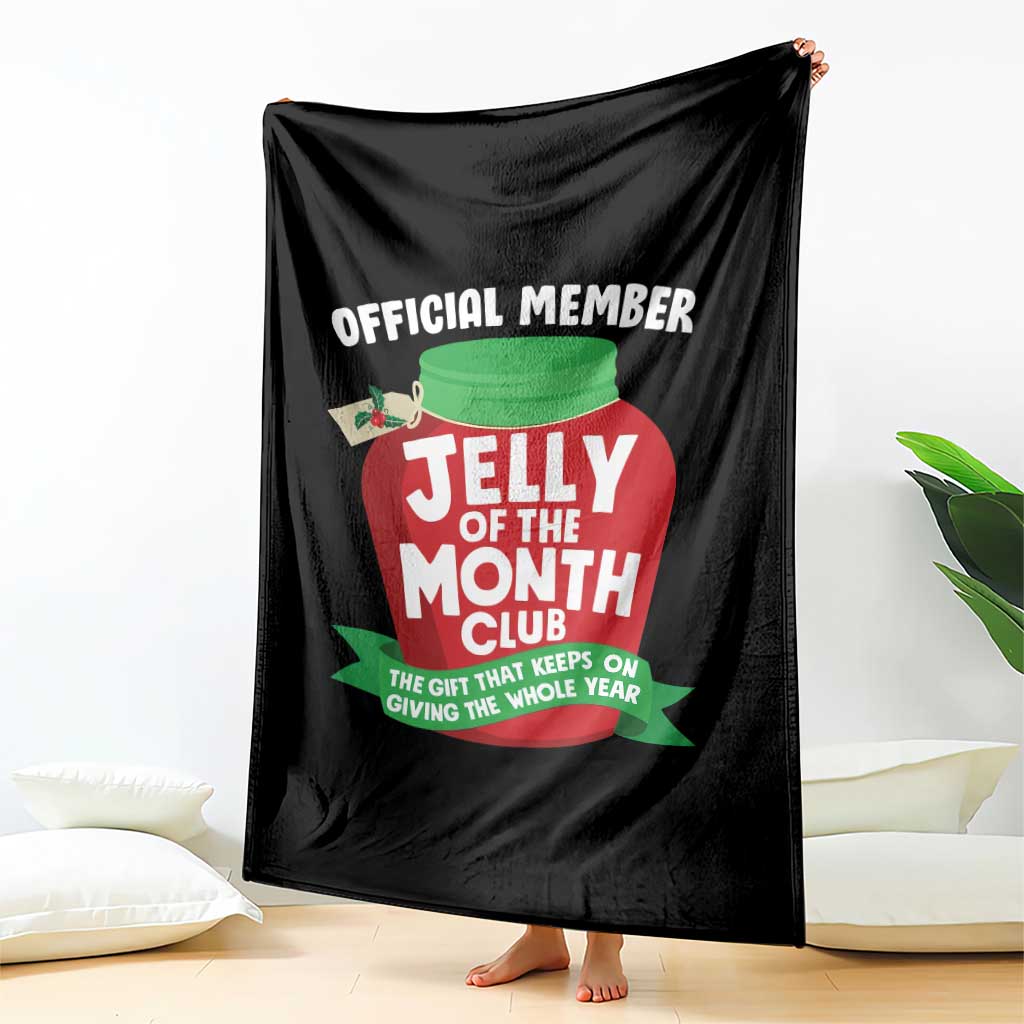Funny Christmas Vacation Movie Throw Blanket Official Member Jelly Of The Month Club - Wonder Print Shop