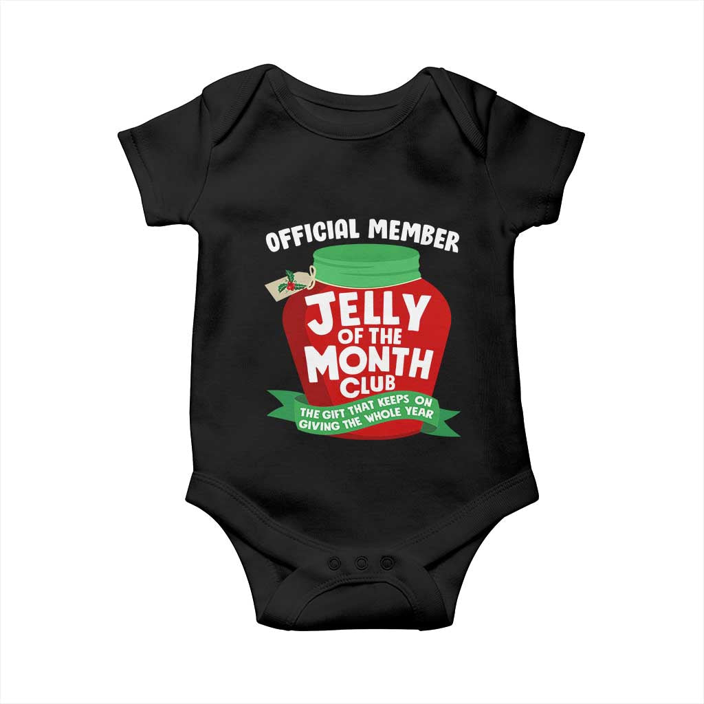 Funny Christmas Vacation Movie Baby Onesie Official Member Jelly Of The Month Club - Wonder Print Shop