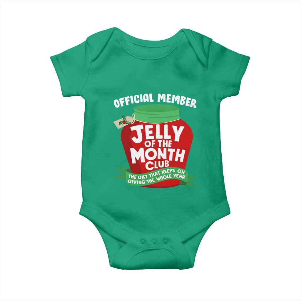 Funny Christmas Vacation Movie Baby Onesie Official Member Jelly Of The Month Club - Wonder Print Shop