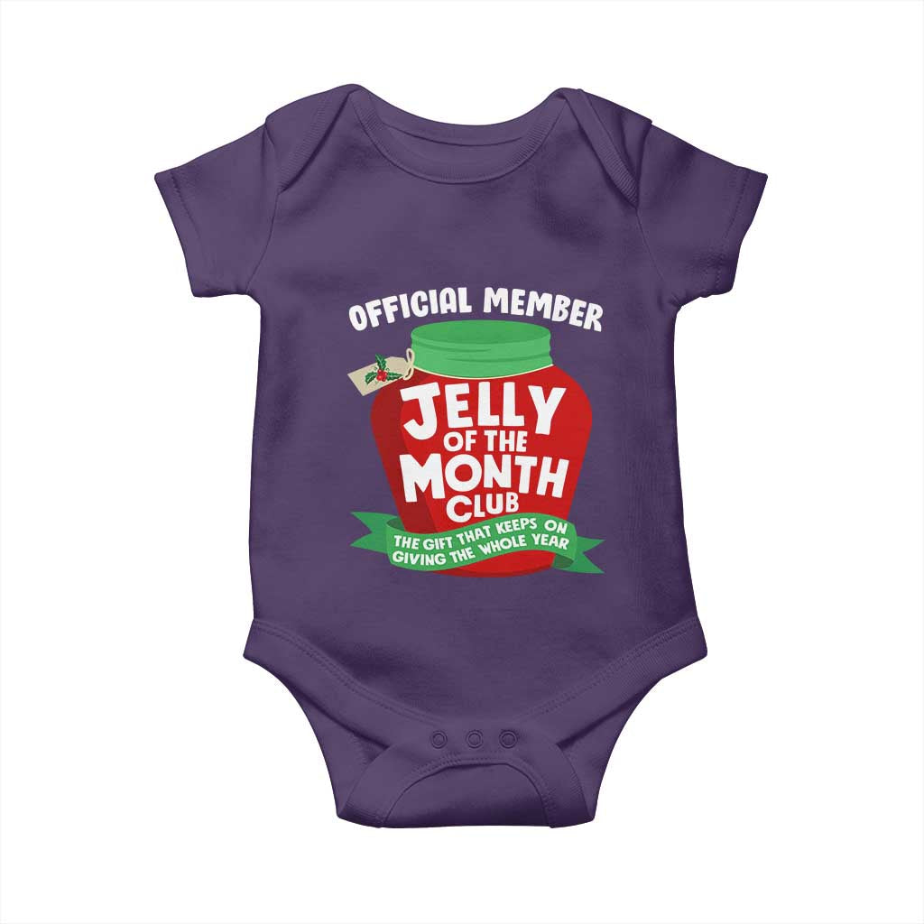 Funny Christmas Vacation Movie Baby Onesie Official Member Jelly Of The Month Club - Wonder Print Shop