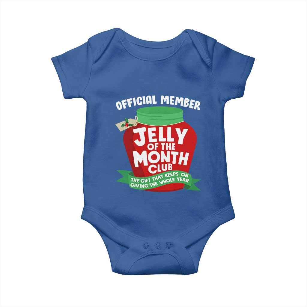 Funny Christmas Vacation Movie Baby Onesie Official Member Jelly Of The Month Club - Wonder Print Shop