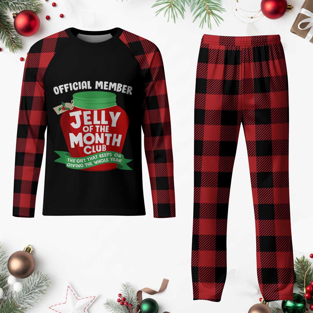 Funny Christmas Vacation Movie Plaid Pajama Set Official Member Jelly Of The Month Club - Wonder Print Shop