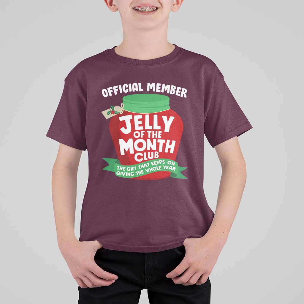 Funny Christmas Vacation Movie T Shirt For Kid Official Member Jelly Of The Month Club - Wonder Print Shop