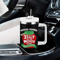 Funny Christmas Vacation Movie Tumbler With Handle Official Member Jelly Of The Month Club - Wonder Print Shop