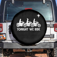 Funny Christmas Christian Biker Spare Tire Cover Tonight We Ride Three Wise Men Faith Xmas Motorbikes - Wonder Print Shop