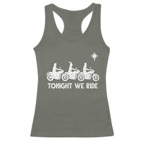 Funny Christmas Christian Biker Racerback Tank Top Tonight We Ride Three Wise Men Faith Xmas Motorbikes - Wonder Print Shop