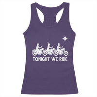 Funny Christmas Christian Biker Racerback Tank Top Tonight We Ride Three Wise Men Faith Xmas Motorbikes - Wonder Print Shop