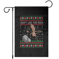 Funny Marcus The Worm Christmas Garden Flag I Dont Like This Rock Xmas Meme - Wonder Print Shop