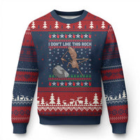 Funny Marcus The Worm Xmas Ugly Christmas Sweater I Dont Like This Rock Xmas Meme - Wonder Print Shop