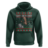 Funny Marcus The Worm Christmas Hoodie I Dont Like This Rock Xmas Meme - Wonder Print Shop