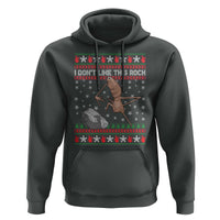 Funny Marcus The Worm Christmas Hoodie I Dont Like This Rock Xmas Meme - Wonder Print Shop