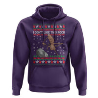 Funny Marcus The Worm Christmas Hoodie I Dont Like This Rock Xmas Meme - Wonder Print Shop