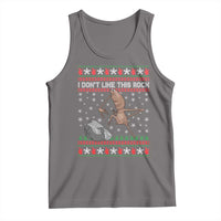 Funny Marcus The Worm Christmas Tank Top I Dont Like This Rock Xmas Meme - Wonder Print Shop