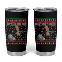 Funny Marcus The Worm Christmas Tumbler Cup I Dont Like This Rock Xmas Meme - Wonder Print Shop
