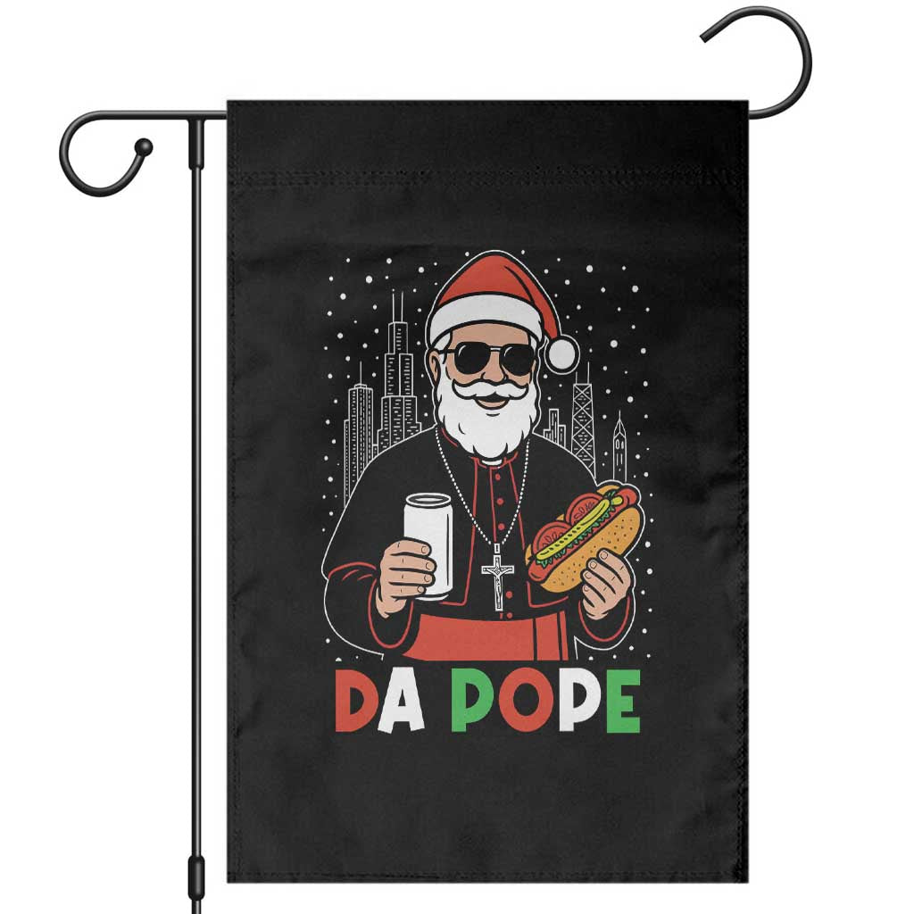 Pope Leo XIV Christmas Garden Flag Cardinal Robert Prevost Santa Chicago - Wonder Print Shop