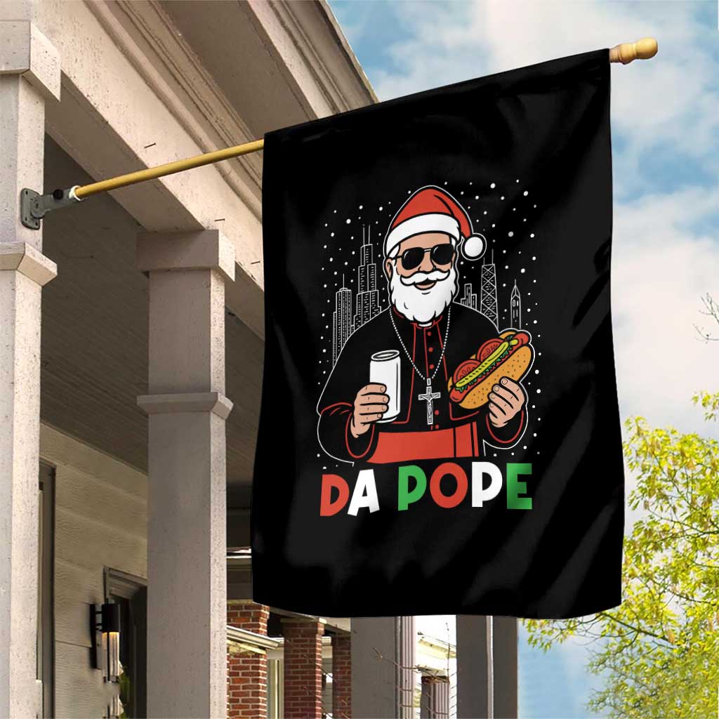 Pope Leo XIV Christmas Garden Flag Cardinal Robert Prevost Santa Chicago - Wonder Print Shop