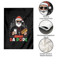 Pope Leo XIV Christmas Garden Flag Cardinal Robert Prevost Santa Chicago - Wonder Print Shop