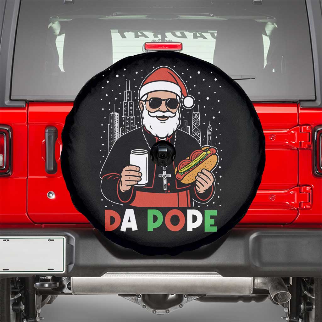 Pope Leo XIV Christmas Spare Tire Cover Cardinal Robert Prevost Santa Chicago - Wonder Print Shop