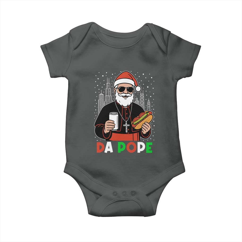 Pope Leo XIV Christmas Baby Onesie Cardinal Robert Prevost Santa Chicago - Wonder Print Shop