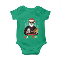 Pope Leo XIV Christmas Baby Onesie Cardinal Robert Prevost Santa Chicago - Wonder Print Shop