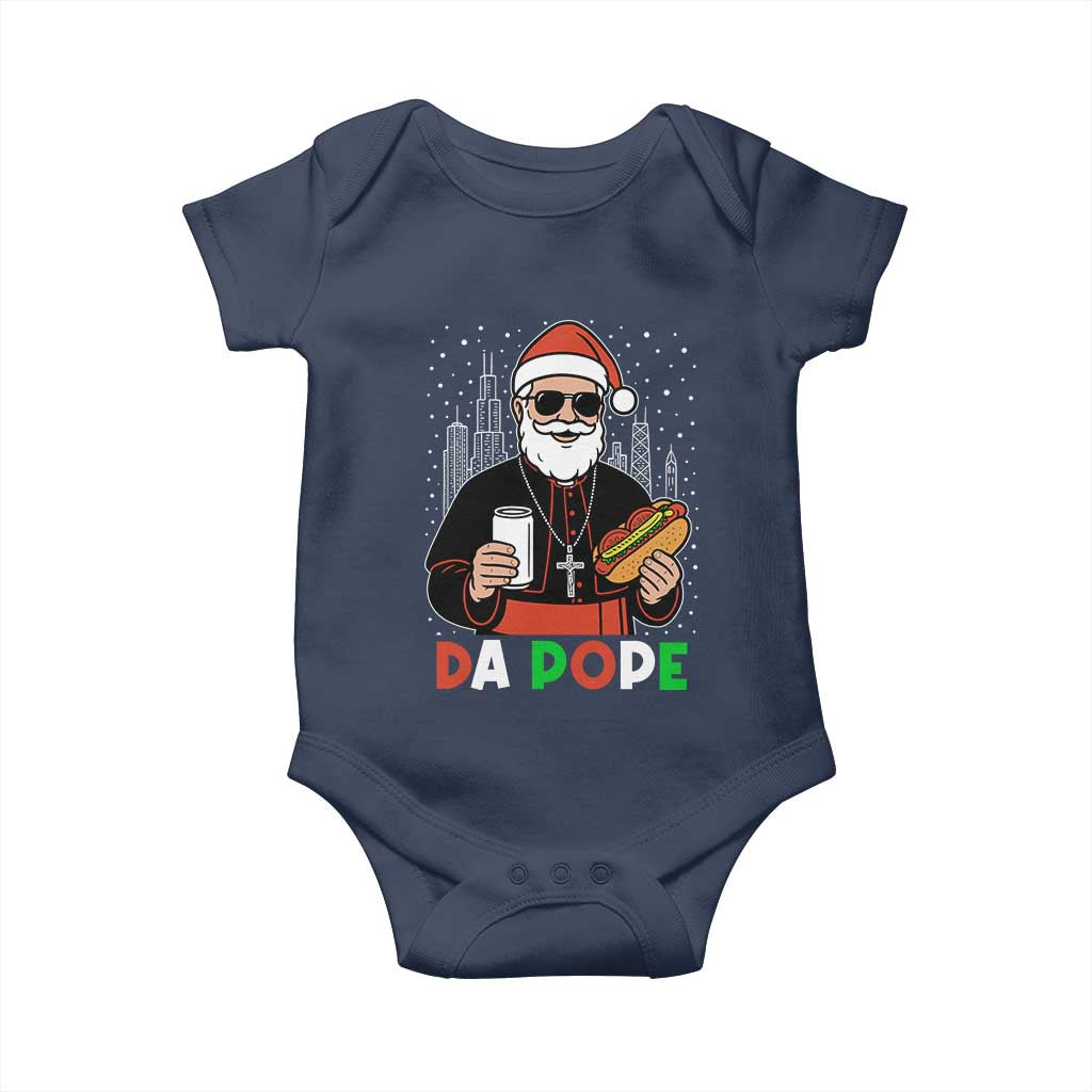 Pope Leo XIV Christmas Baby Onesie Cardinal Robert Prevost Santa Chicago - Wonder Print Shop