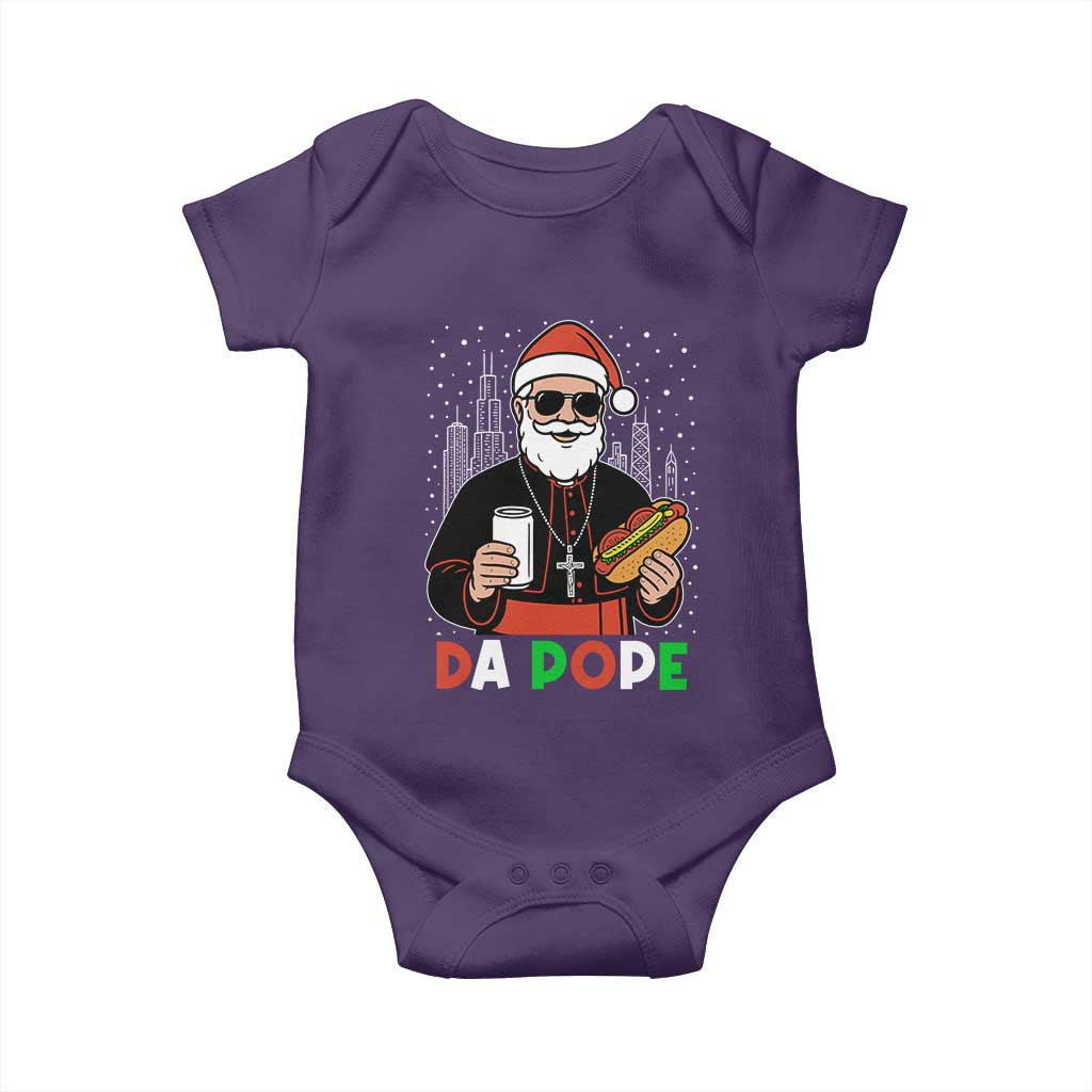 Pope Leo XIV Christmas Baby Onesie Cardinal Robert Prevost Santa Chicago - Wonder Print Shop