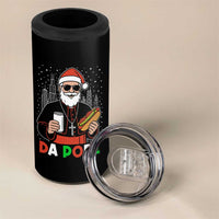 Pope Leo XIV Christmas 4 in 1 Can Cooler Tumbler Cardinal Robert Prevost Santa Chicago - Wonder Print Shop