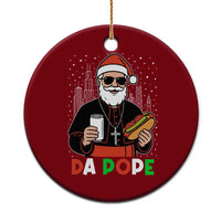 Pope Leo XIV Christmas Ceramic Ornament Cardinal Robert Prevost Santa Chicago - Wonder Print Shop