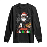 Pope Leo XIV Christmas Long Sleeve Shirt Cardinal Robert Prevost Santa Chicago - Wonder Print Shop