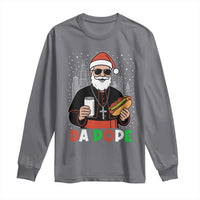 Pope Leo XIV Christmas Long Sleeve Shirt Cardinal Robert Prevost Santa Chicago - Wonder Print Shop
