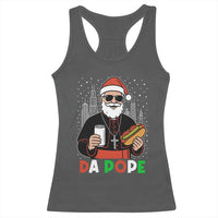 Pope Leo XIV Christmas Racerback Tank Top Cardinal Robert Prevost Santa Chicago - Wonder Print Shop