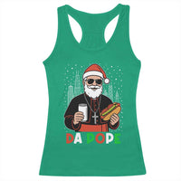 Pope Leo XIV Christmas Racerback Tank Top Cardinal Robert Prevost Santa Chicago - Wonder Print Shop
