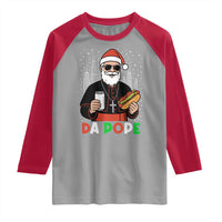 Pope Leo XIV Christmas Raglan Shirt Cardinal Robert Prevost Santa Chicago - Wonder Print Shop