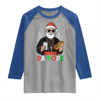 Pope Leo XIV Christmas Raglan Shirt Cardinal Robert Prevost Santa Chicago - Wonder Print Shop