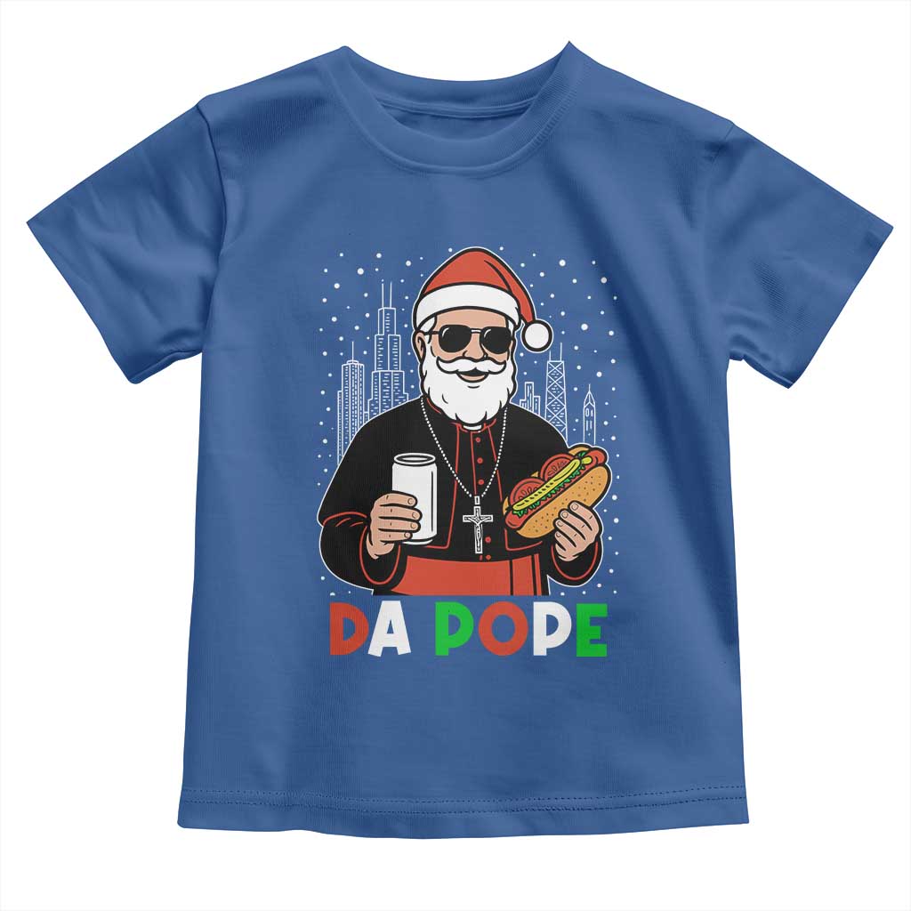 Pope Leo XIV Christmas Toddler T Shirt Cardinal Robert Prevost Santa Chicago - Wonder Print Shop