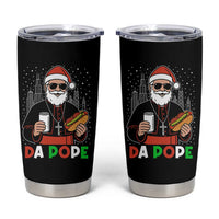 Pope Leo XIV Christmas Tumbler Cup Cardinal Robert Prevost Santa Chicago - Wonder Print Shop