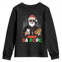 Pope Leo XIV Christmas Youth Sweatshirt Cardinal Robert Prevost Santa Chicago - Wonder Print Shop