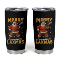Funny Christmas Lacrosse Tumbler Cup Merry Laxmas Santa Lax Player - Wonder Print Shop