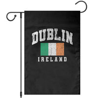 Dublin Ireland Flag Irish Retro Throwback Sports Design Garden Flag
