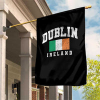 Dublin Ireland Flag Irish Retro Throwback Sports Design Garden Flag
