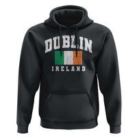 Dublin Ireland Flag Irish Retro Throwback Sports Design Hoodie