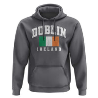 Dublin Ireland Flag Irish Retro Throwback Sports Design Hoodie